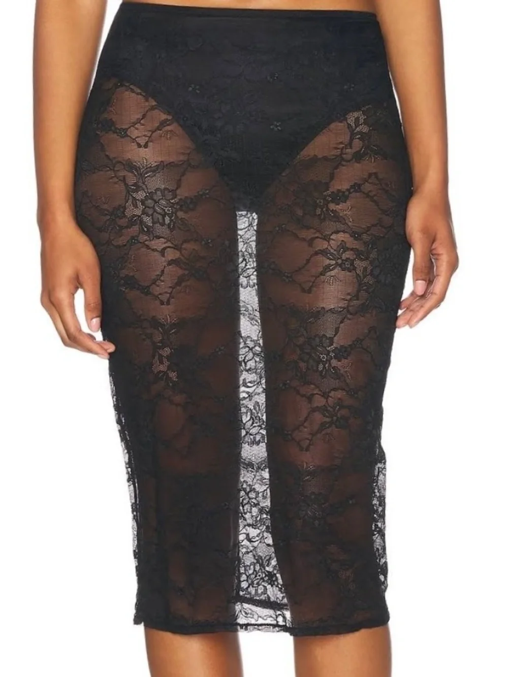 Kiki de Montparnasse Treize Lace Slip skirt Sz M